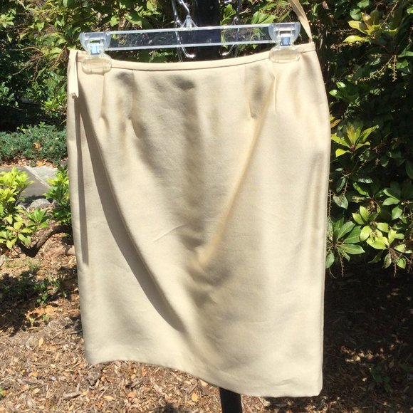 Albert Nipon Sequin Gold Jacket-Top-Skirt 3pc Suit - Picture 7 of 8